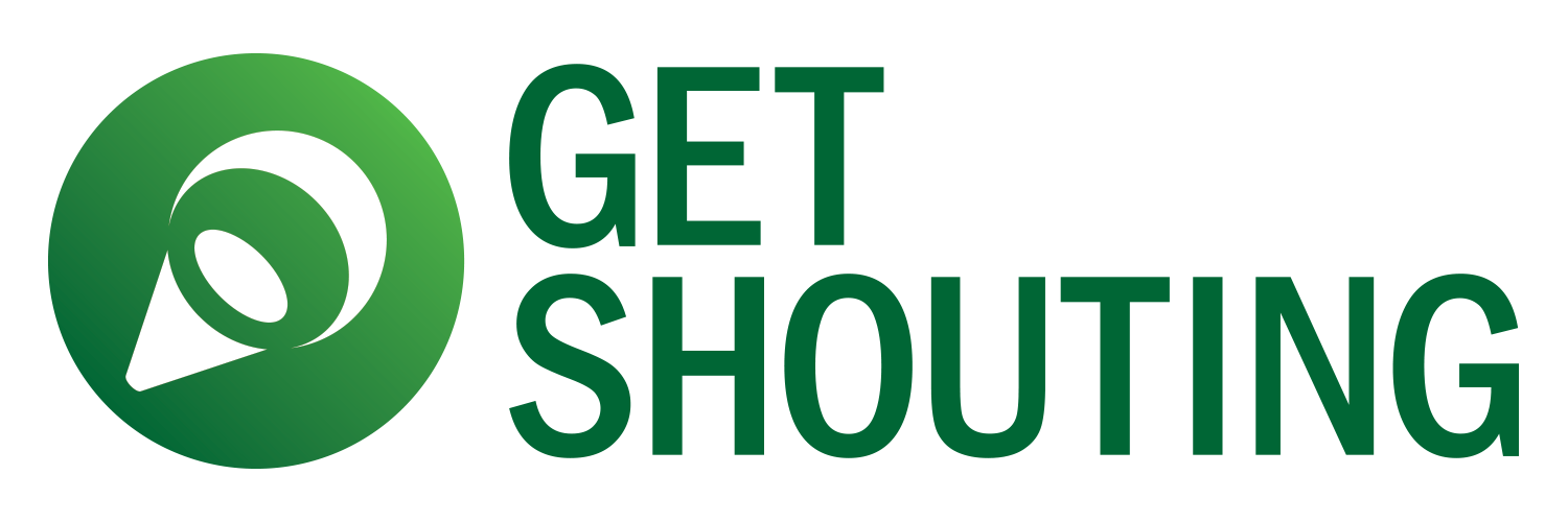 GET SHOUTING logo