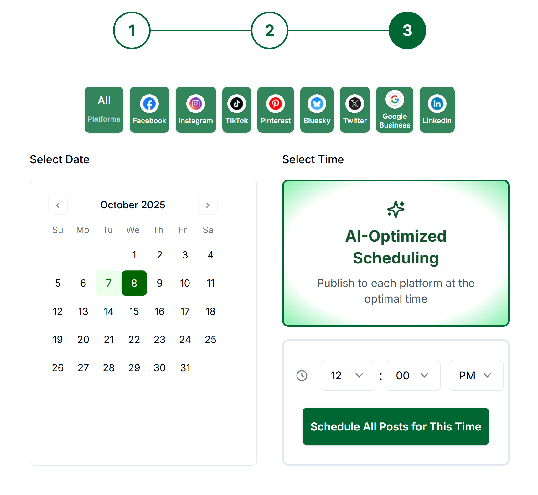AI-Optimized Scheduling Calendar